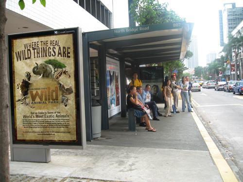 San Diego Zoo's Bus Stop Poster