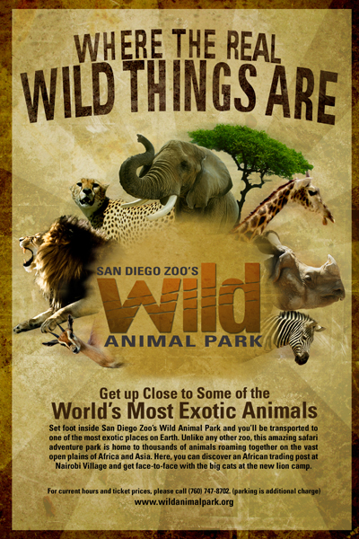 San Diego Zoo's Wild Animal Park Poster
